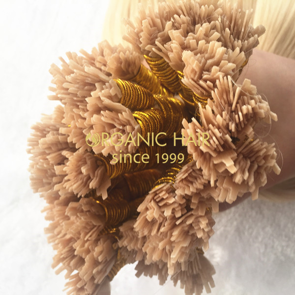 Shandong qingdao hair factory directly sale blonde hair extensions bead hair extensions